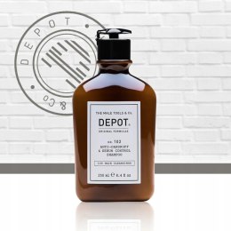 Depot 102 anti-dandruff & sebum control shampoo 250ml, szampon przeciwłupieżowy i regulujący sebum dla mężczyzn