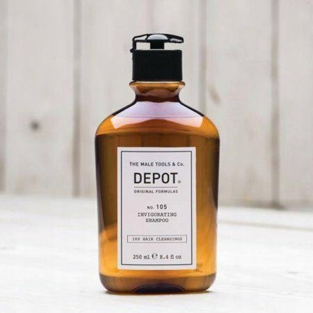 Depot No. 105 invigorating shampoo, szampon pobudzający, przeciwdziałający wypadaniu włosów, 250ml