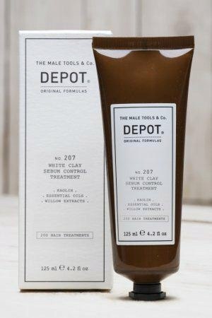 Depot 207 WHITE CLAY SEBUM CONTROL odżywka do włosów z białą glinką regulująca produkcję sebum 125ml