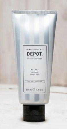 Depot No. 313 Medium Hold Gel - żel do modelowania włosów o średnim utrwaleniu, 200ml