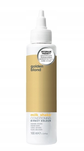 Milk Shake Direct Colour, koloryzacja krótkotrwała, golden blond, 100ml